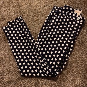 Michael Kors Miranda Check Print Dress Pants